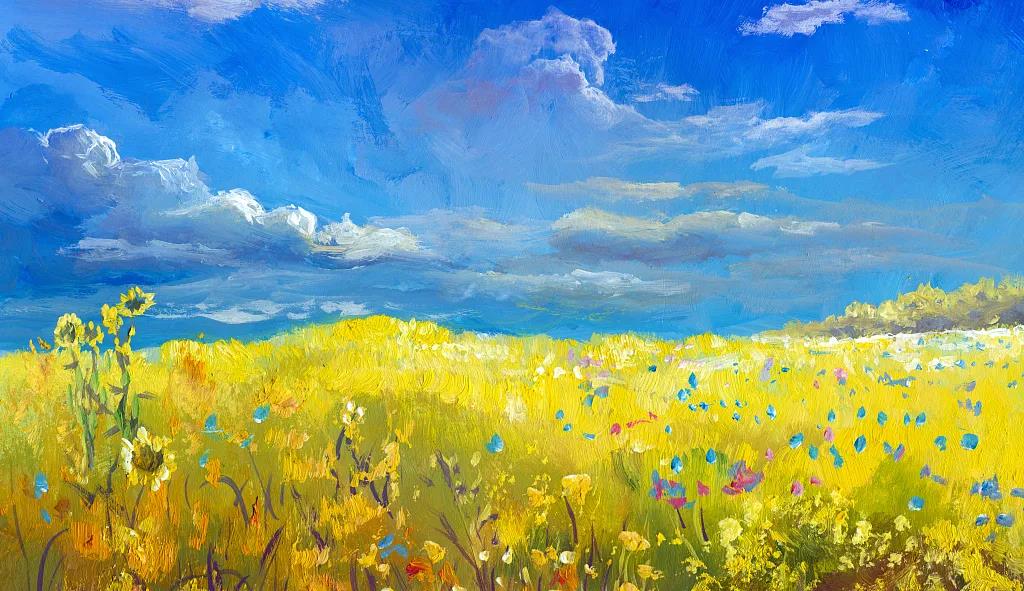 河畔有約丨解壓數(shù)字油畫，一起畫你想畫！